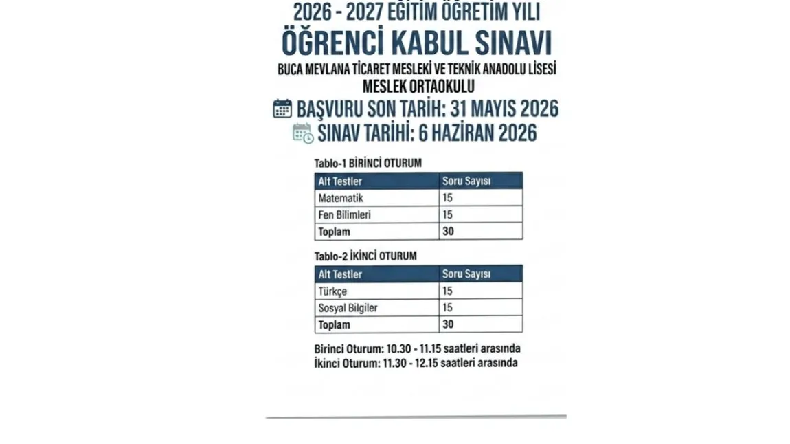 Buca Mevlana Ticaret Mesleki Ve Teknik Anadolu Lisesi