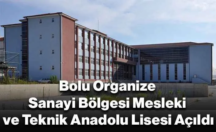 Bolu Organize Sanayi Bölgesi Mesleki Ve Teknik Anadolu Lisesi fotoğrafı